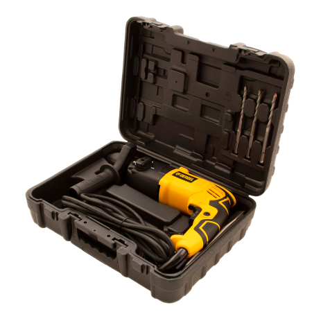 Перфоратор электрический DENZEL RH-750-24, SDS-plus, 750 Вт, 2.5 Дж, 3 режима