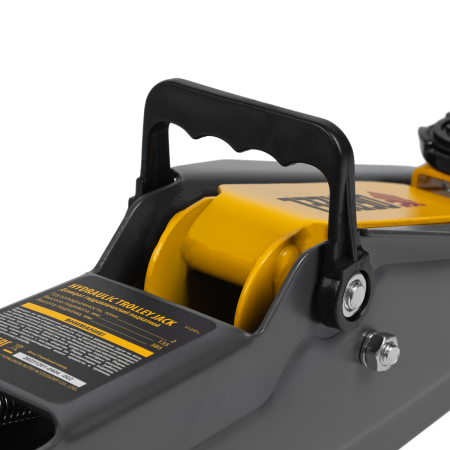 Домкрат гидравлический подкатной DENZEL 2 т, 135-385 мм