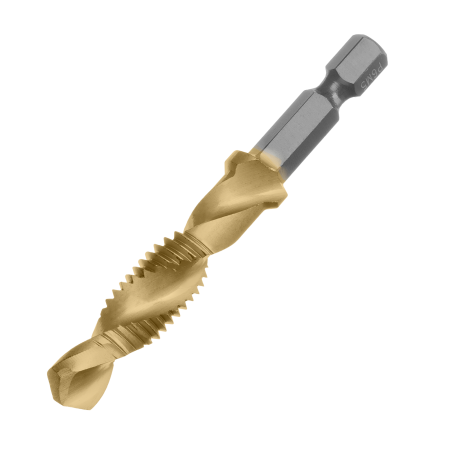 Сверло-метчик DENZEL М10 х 1,5 мм, Р6М5