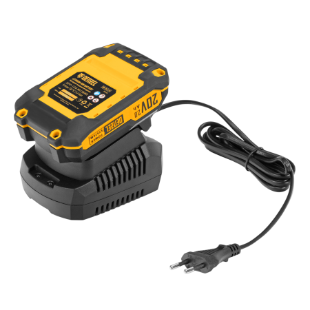 Портативная аккумуляторная газонокосилка DENZEL CLM-22, Li-ion, 20В, 220 мм