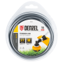 Леска для триммера DENZEL армированная алюминием квадратная, 2,7мм х 15м, блистер ALUFLEX