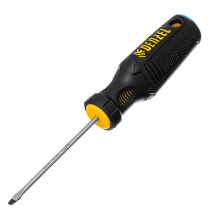 Отвертка DENZEL SL3х75 мм, S2, 3к рукоятка Отвертка DENZEL SL3х75 мм, S2, 3к рукоятка