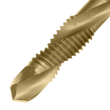 Сверло-метчик DENZEL М12 х 1,75 мм, Р6М5