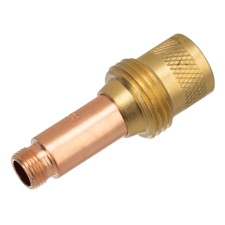 Держатель цанги с газовой линзой для электрода DENZEL 2,4 мм, 2 шт