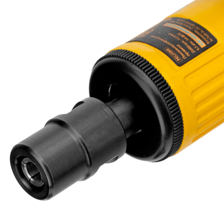 Пневмошлифмашина прямая DENZEL PGS25000, 25000 об/мин, 10 шлиф. камней, цанга - 3, 6 мм, 113 л/мин