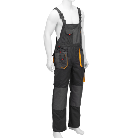 Полукомбинезон профессиональный рабочий DENZEL 65% полиэстер 35% хлопок, M