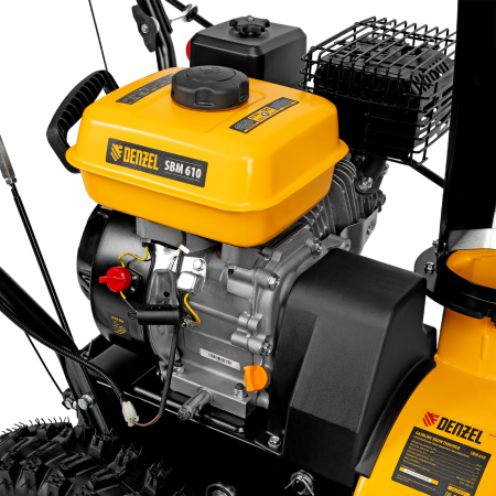 Снегоуборщик бензиновый DENZEL SBM 610, 212 cc, ручной старт, фара