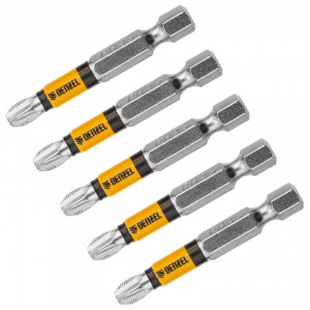 Набор бит DENZEL PH3x50, 5 шт.