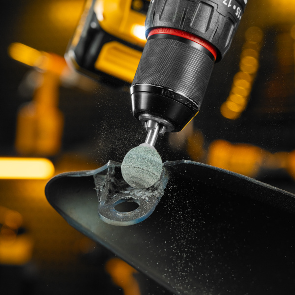 Набор шарошек DENZEL для дрели (ПШМ), 10 шт