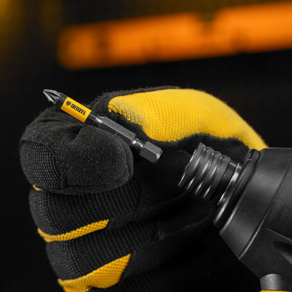 Набор бит комбинированный DENZEL 3 шт., PZ1, PZ2, PZ3, 50 мм, сталь S2