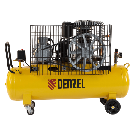 Компрессор воздушный DENZEL BCI4000-T/100, 4.0 кВт, ременный привод, 100 литров, 690 л/мин