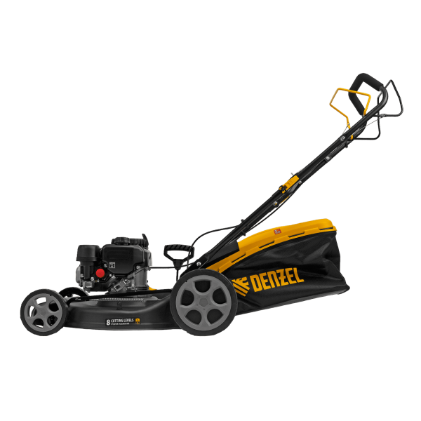 Газонокосилка бензиновая DENZEL GLR-510SP-ZS, 171 см3, ширина 51 см, привод, травосборник 65 л Газонокосилка бензиновая DENZEL GLR-510SP-ZS, 171 см3, ширина 51 см, привод, травосборник 65 л