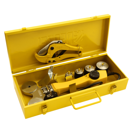 Аппарат для сварки пластиковых труб DENZEL DWP-750, 750 Вт, 0-300 град, 20-40 мм