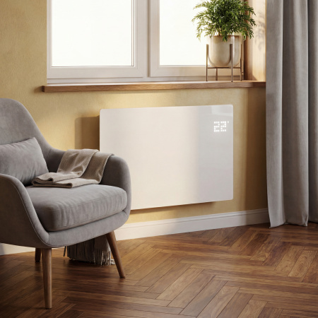 Конвектор электрический DENZEL OptiPrime-1500, Wi-Fi, тачскрин, цифровой термостат, 1500 Вт