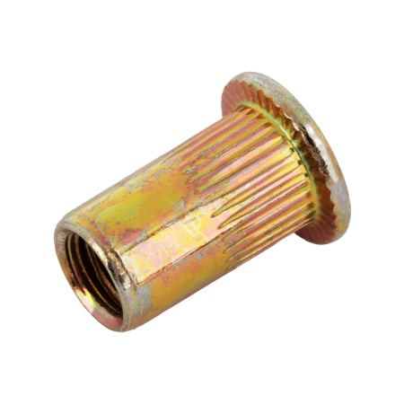 Заклепки резьбовые DENZEL стальные, оцинкованные, М5, пластиковый кейс, 100 шт.