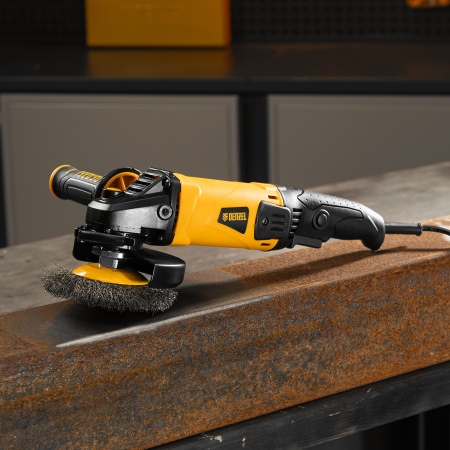 Машина шлифовальная угловая DENZEL AG125-1100A, 1100 Вт, 125 мм, 3000-11000 об/мин