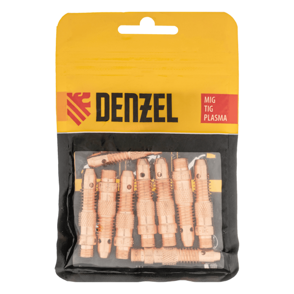 Держатель цанги для электрода DENZEL 2мм, 2,4мм, 3,2 мм, 10 шт