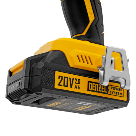 Дрель-шуруповерт аккумуляторная DENZEL CDQ-20, Li-Ion, 20 В