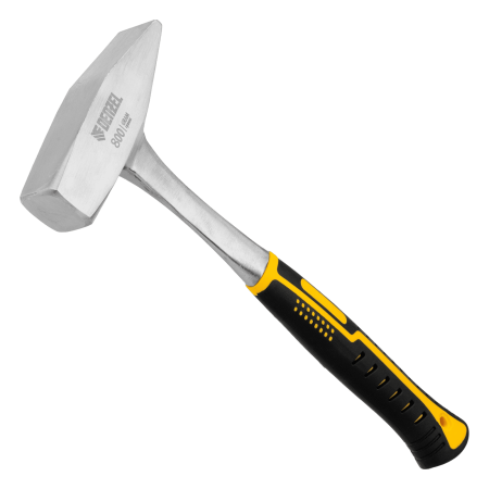 Молоток слесарный DENZEL 800 г, цельнометаллический, двухкомпонентная рукоятка Молоток слесарный DENZEL 800 г, цельнометаллический, двухкомпонентная рукоятка