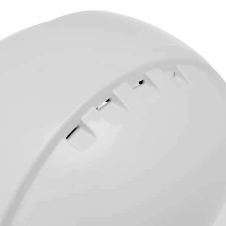 Каска защитная ударопрочная DENZEL ABS/PC, плавная регулировка, модель «Форвард» (К-05), белая