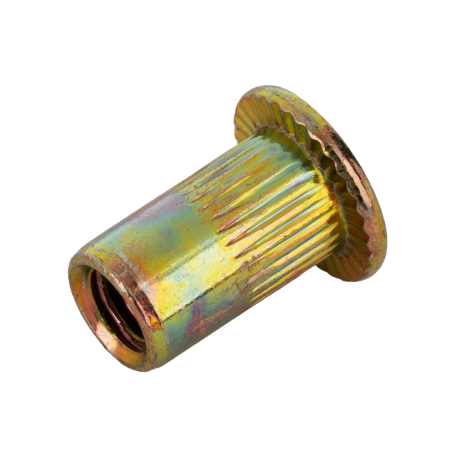 Заклепки резьбовые DENZEL стальные, оцинкованные, М4, пластиковый кейс, 140 шт.