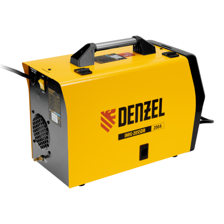 Аппарат инвертор DENZEL. полуавтомат. cварки IMIG-205SDR, 200 А, ПВ 60%, катушка 5 кг