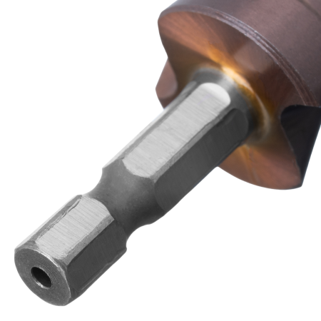 Сверло ступенчатое DENZEL 4-6-8-10-12-14-16-18-20 мм, Р6М5К5, 6-гр. хвостовик