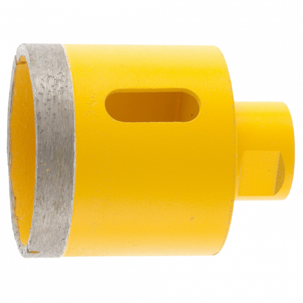 Сверло алмазное по керамограниту DENZEL, 60 мм, М14, мокрая резка