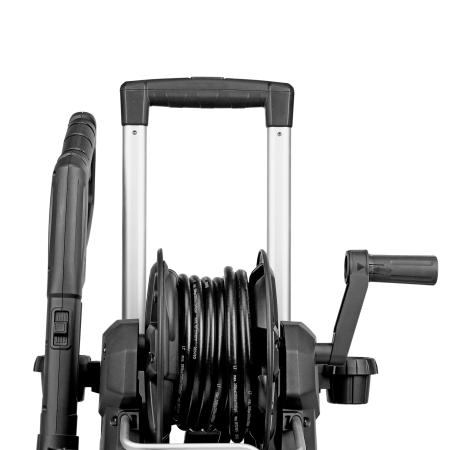 Моечная машина высокого давления DENZEL R-200D, 2400 Вт, 200 бар, 420 л/ч, с барабаном