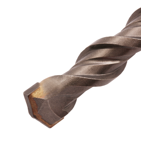 Бур по бетону DENZEL 705029, 14 x 160 мм, двойная спираль, три пылеотводящие кромки