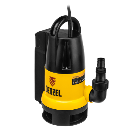 Дренажный насос DENZEL DP800A, 800 Вт, высота подъема 5 м, 13000 л/ч