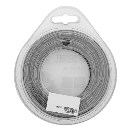 Леска для триммера DENZEL 96216 двухкомпонентная звезда, 2,0мм х 15м, FLEX CORD, DENZEL