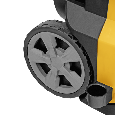 Моечная машина высокого давления DENZEL R-230iD, 3300 Вт, 230 бар, 600 л/ч, асинхронный двигатель, с барабаном