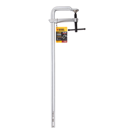 Струбцина DENZEL F-образная, 120x600мм, кованая