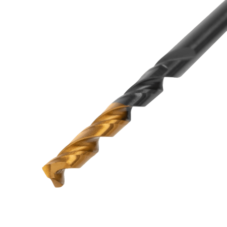 Сверло по металлу DENZEL 3,5 мм, HSS-Tin, Golden Tip, 10 шт.