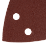 Треугольник абразивный на ворc. подложке под "липучку", перф., P 120, 150х150х100 мм, 5 шт. Denzel