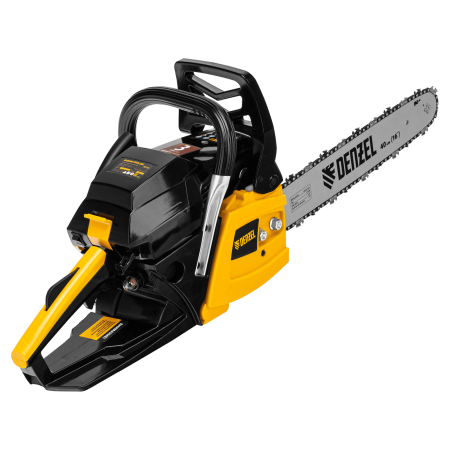 Пила цепная бензиновая DENZEL DGS-4516, шина 40 см, 3 л.с, шаг 3/8, 57 звеньев