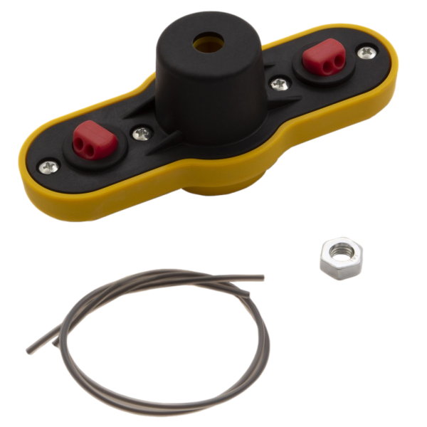 Триммерная головка DENZEL 96359, универсальная, гайка М8 x 1.25 левая