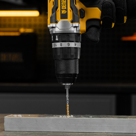 Сверло спиральное по металлу DENZEL 3,5 x 70 мм, Р6М5, Golden Tip, 2шт.