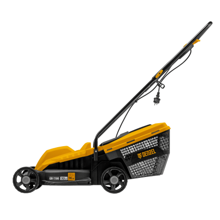 Газонокосилка электрическая DENZEL GM-1100, 1100 Вт, шир. 32 см, 3 уров., травосб. 30 л