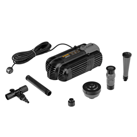 Насос фонтанный DENZEL FNP90-39, 92 Вт, подъем 3,9 м, 3200 л/ч, колокольчик/каскад/гейзер