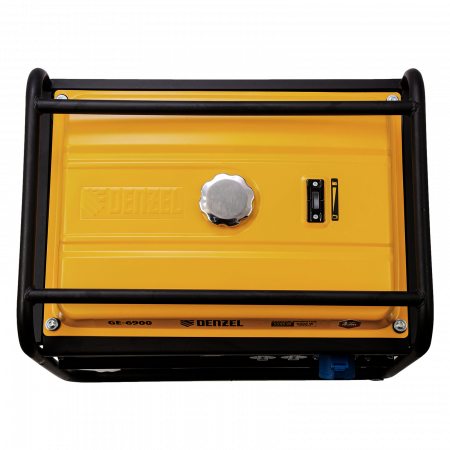 Генератор бензиновый DENZEL GE 6900, 5.5 кВт, 220 В/50 Гц, 25 л, ручной старт