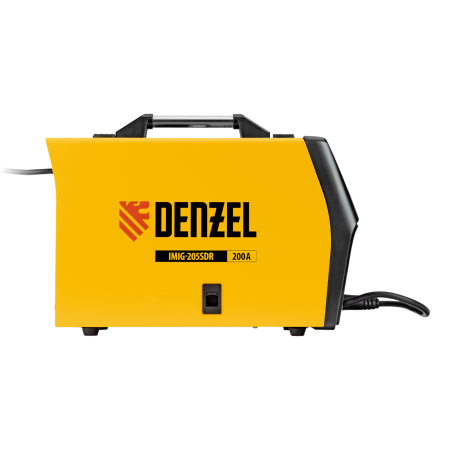 Аппарат инвертор DENZEL. полуавтомат. cварки IMIG-205SDR, 200 А, ПВ 60%, катушка 5 кг