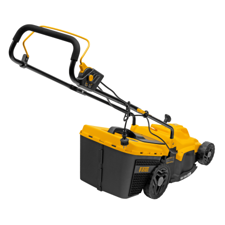 Газонокосилка электрическая DENZEL GM-1300, 1300 Вт, шир. 32 см, 5 уров., травосб. 35 л