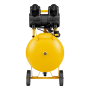 Компрессор безмасл. малошумный DENZEL DLP-3000/100, 3 кВт, 2х1,5 кВт,100 л, 2850 об/мин,500 л/мин