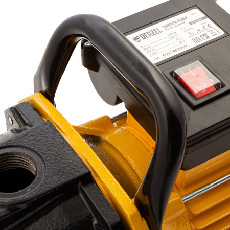 Насос садовый поверхностный DENZEL GP1100C, 1100 Вт, 4500 л/ч, высота подъема 46 м