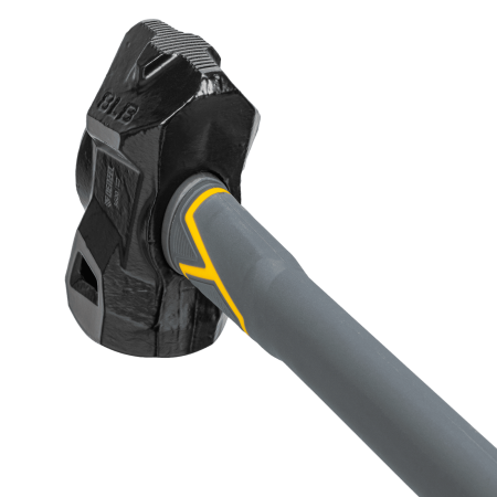 Кувалда с клиновидным бойком DENZEL 3,6 кг, фибергласовая рукоятка c TPR