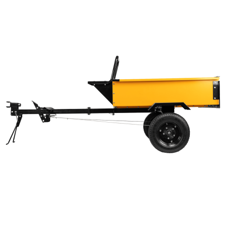 Прицеп для мотоблока DENZEL TT-500, оцинк., груз. 500 кг, рег. сцепка, колеса 4.00-10, в упаковке