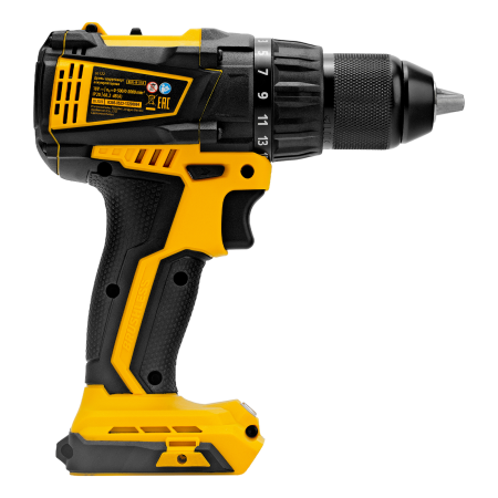 Дрель-шуруповерт аккумуляторная, бесщет. DENZEL BLDL-IB-18-0, Li-Ion, 18 В