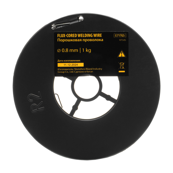 Порошковая проволока Denzel Е71TGS, диам. 0,8 мм, 1 кг, диам. катушки D100